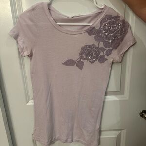 Lavender Floral Women's Top
